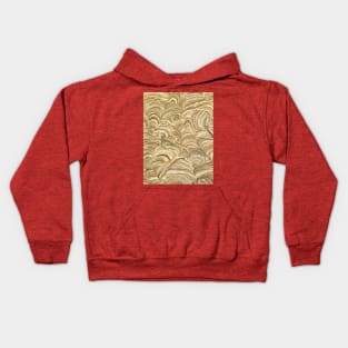 Magical pattern of a wasp nest Kids Hoodie